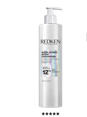 Redken Acidic Protein Amino Concentrate - White Bottle with Iridescent Label